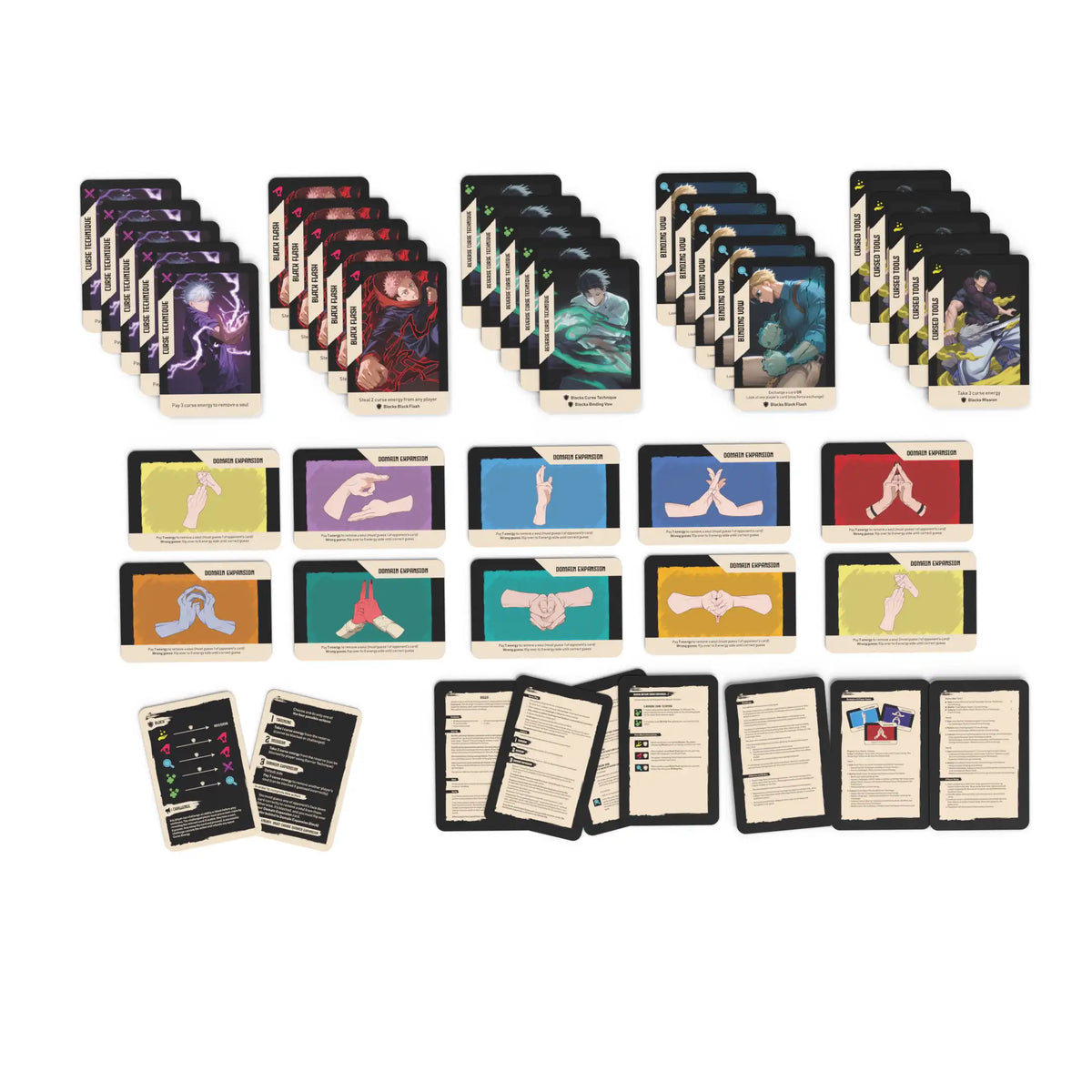 Jujutsu Kaisen Board Game JJK Party game for 2-6 Players (FREE TCG CARDS)
