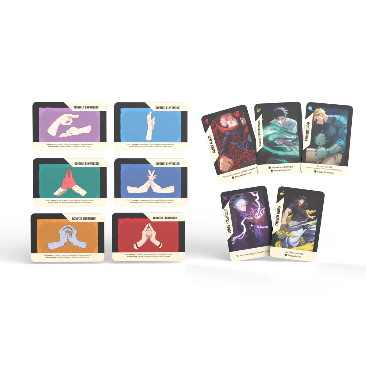 Jujutsu Kaisen Board Game JJK Party game for 2-6 Players (FREE TCG CARDS)